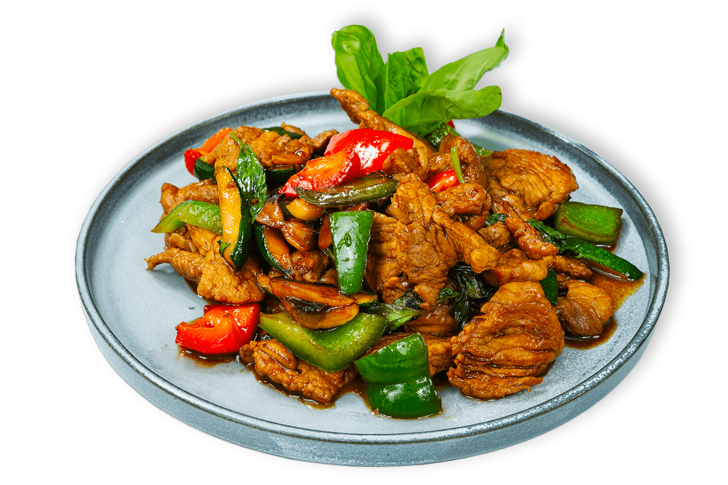 Wieprzowina z tajską bazylią