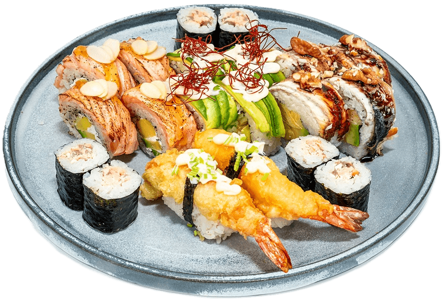 Perfect Set - zestaw sushi z łososiem i tuńczykiem