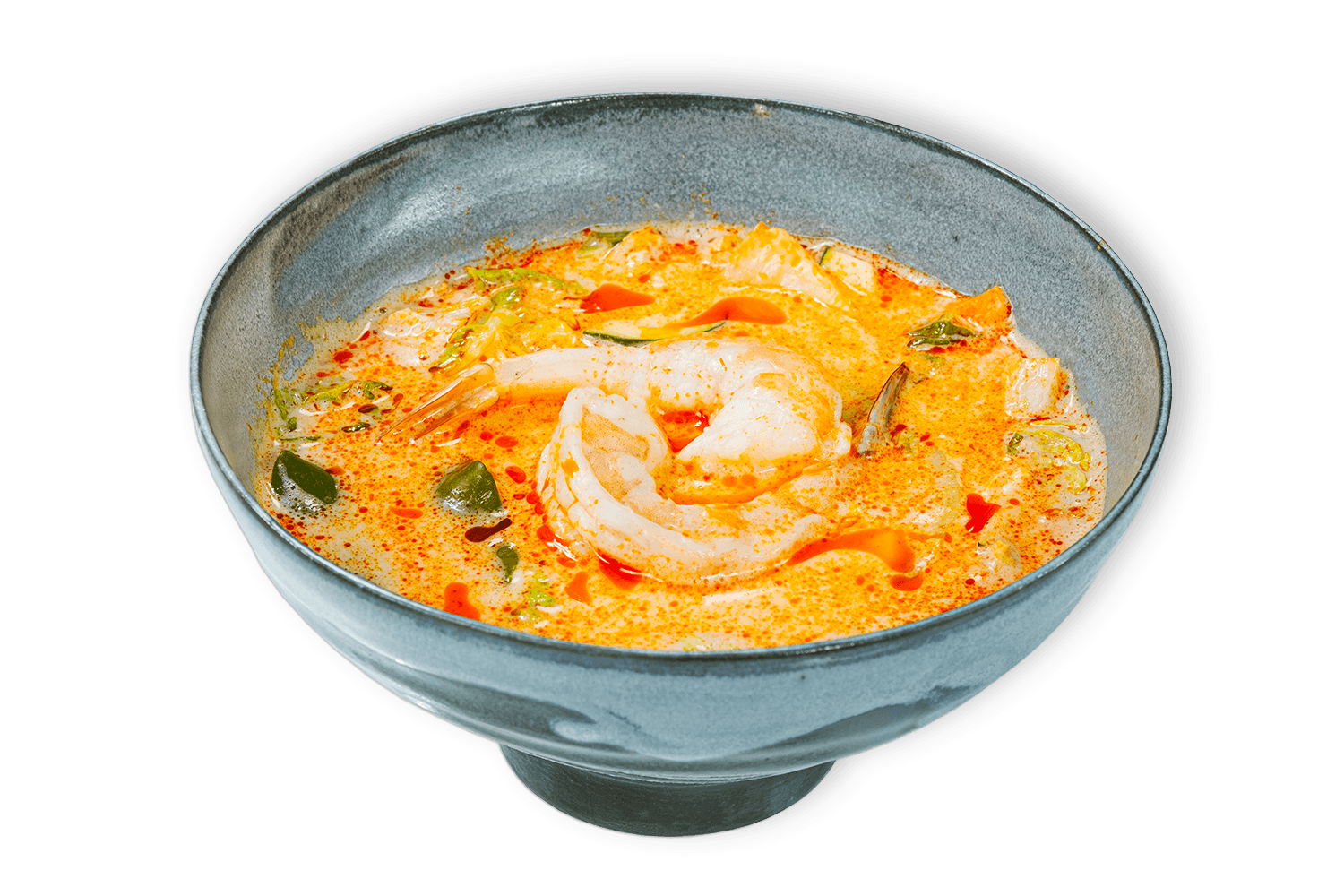 Tajska zupa Tom Yum z krewetkami